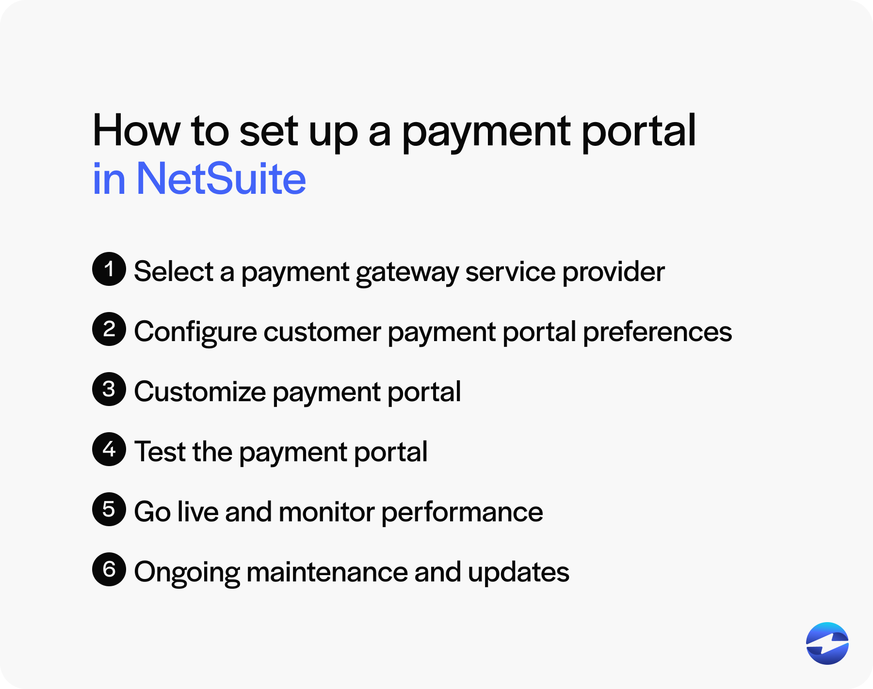 how to set up a payment portal