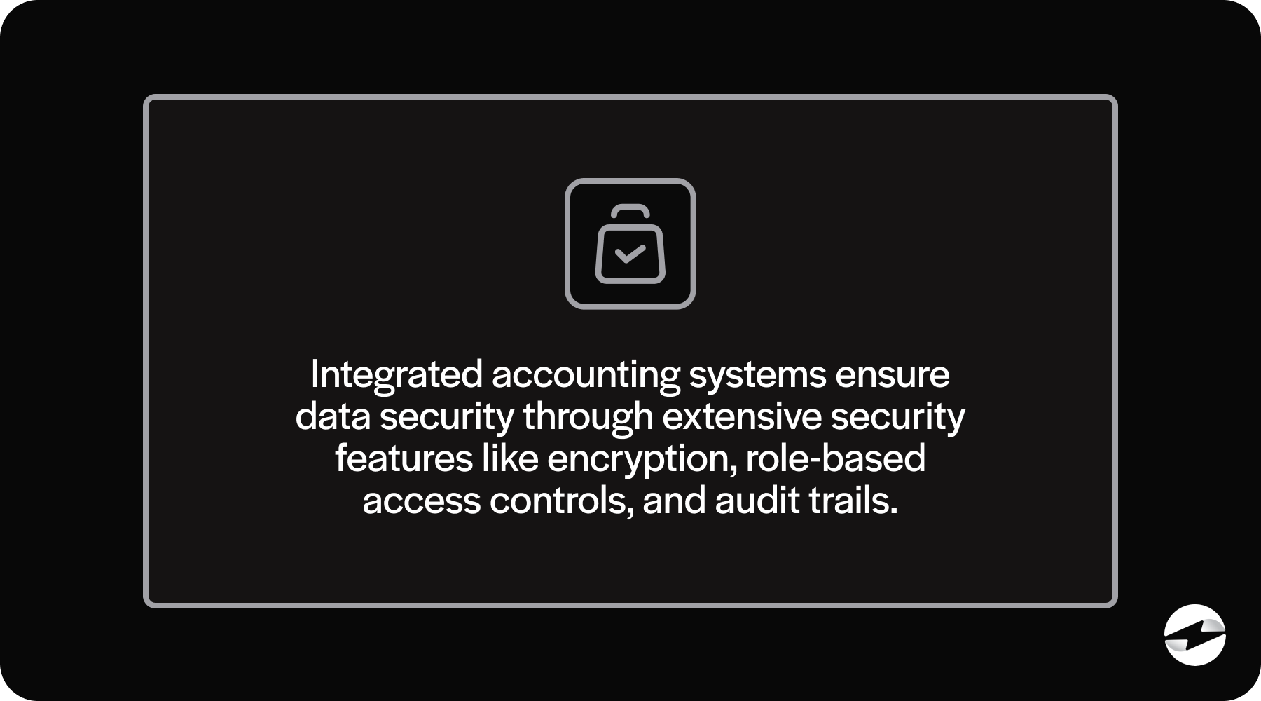 security for integrated accounting