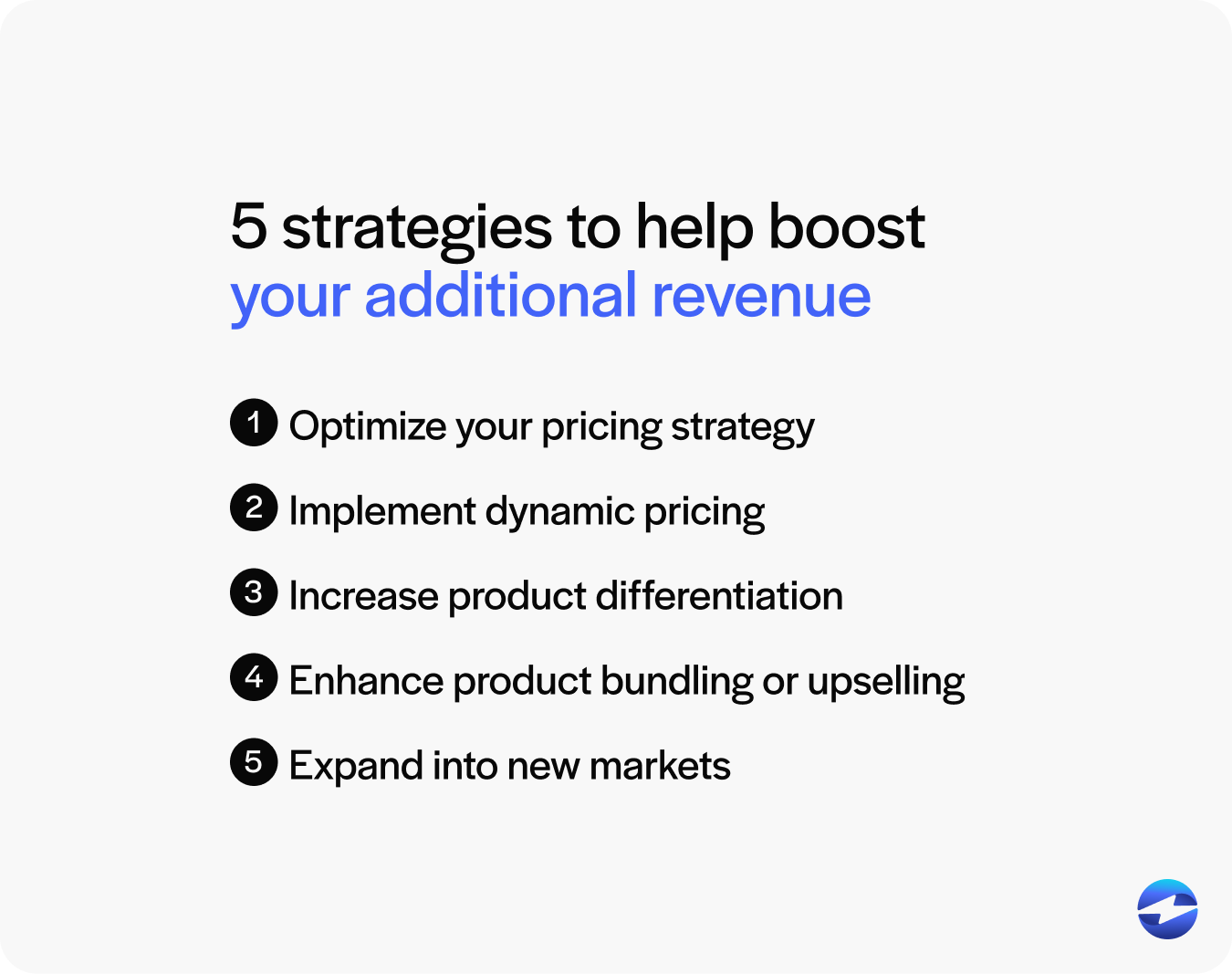 5 strategies to increase revenue