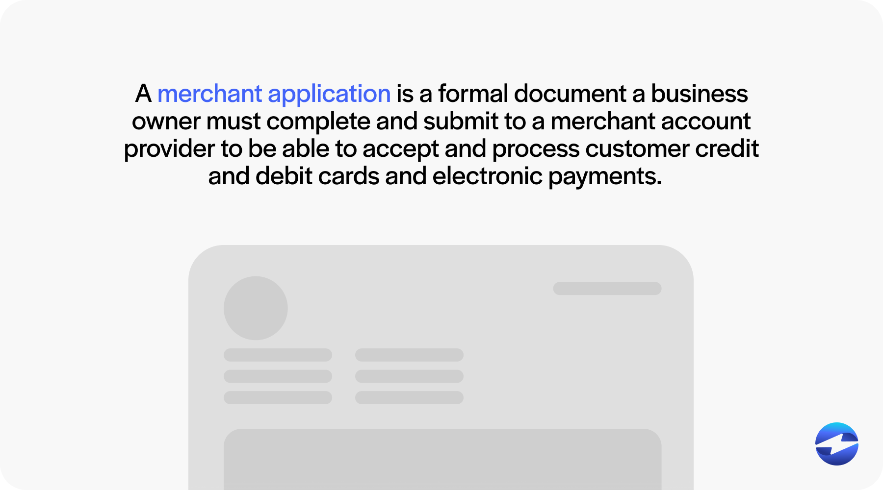 what is a merchant application