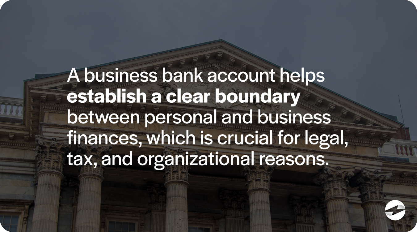 why do you need a business bank account