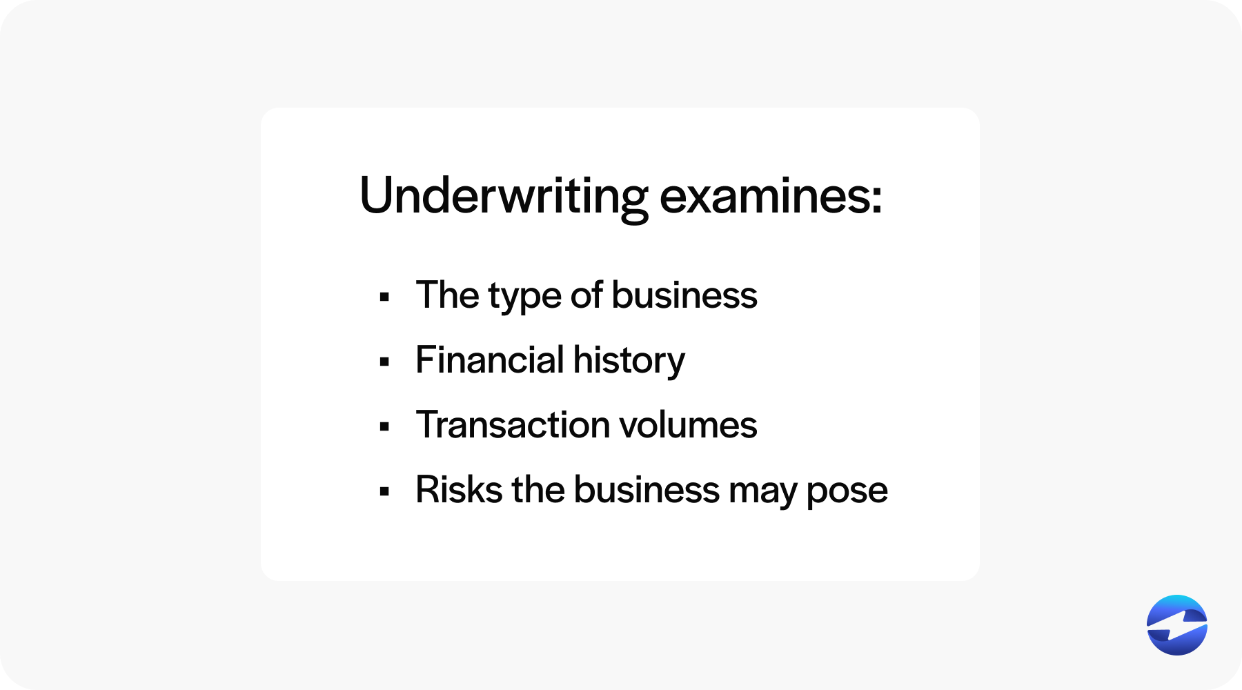 what does underwriting examine