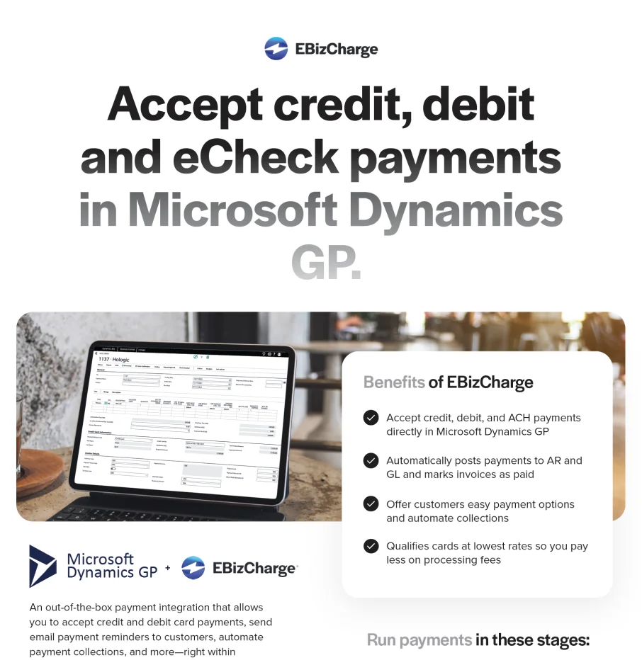 Microsoft Dynamics GP Fact sheet overview