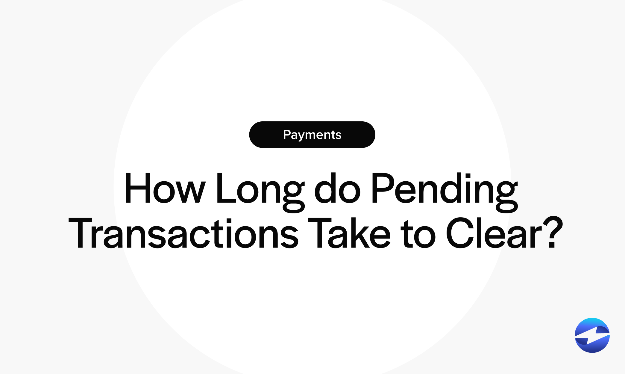 How long do pending transactions take to clear