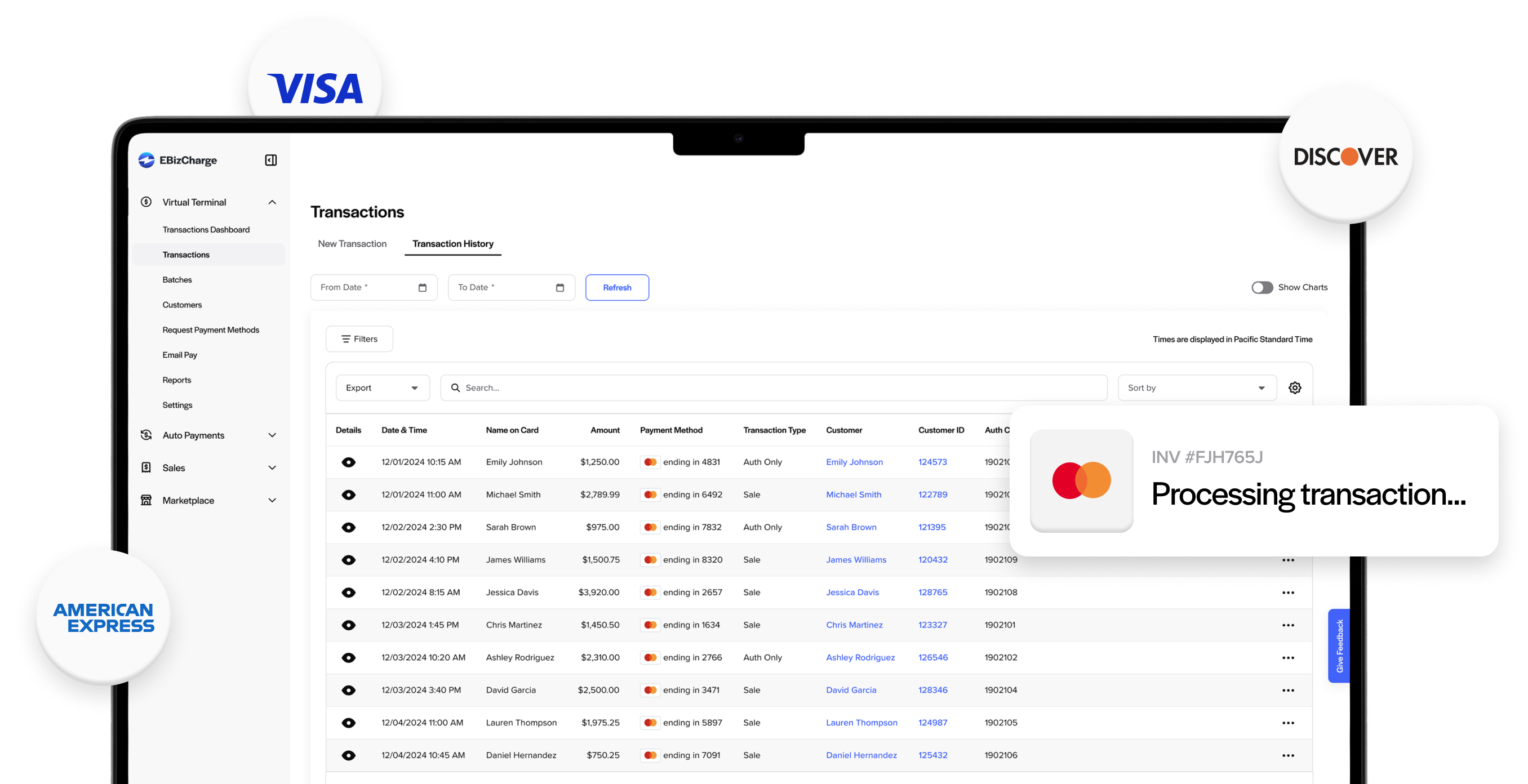 Processing transactions