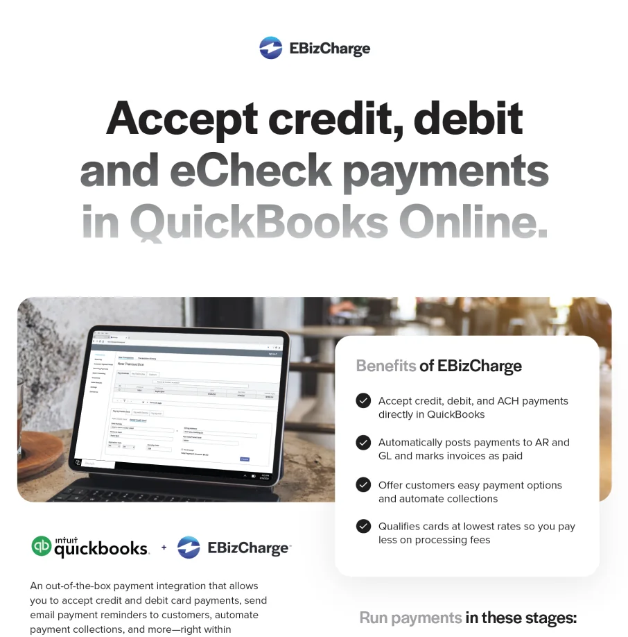 QuickBooks Online integration fact sheet