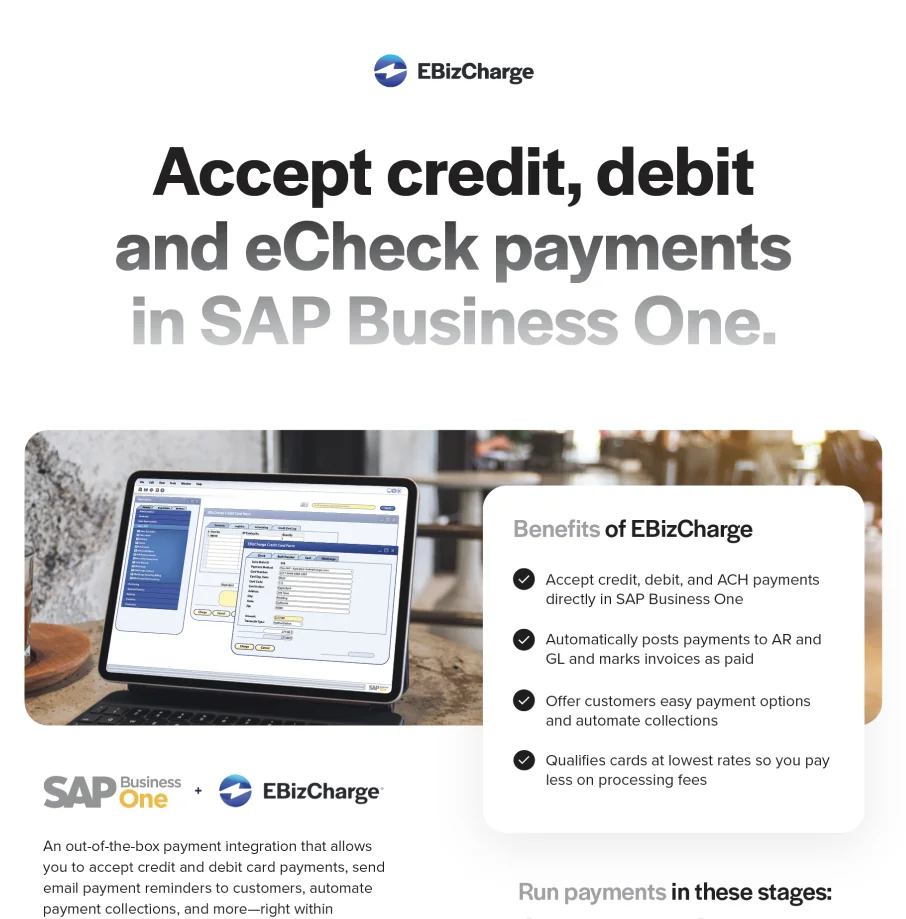 SAP B1 fact sheet overview
