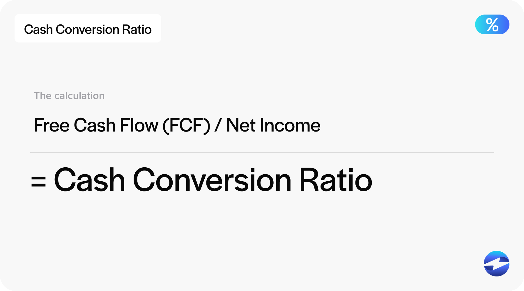 fcf conversion formula