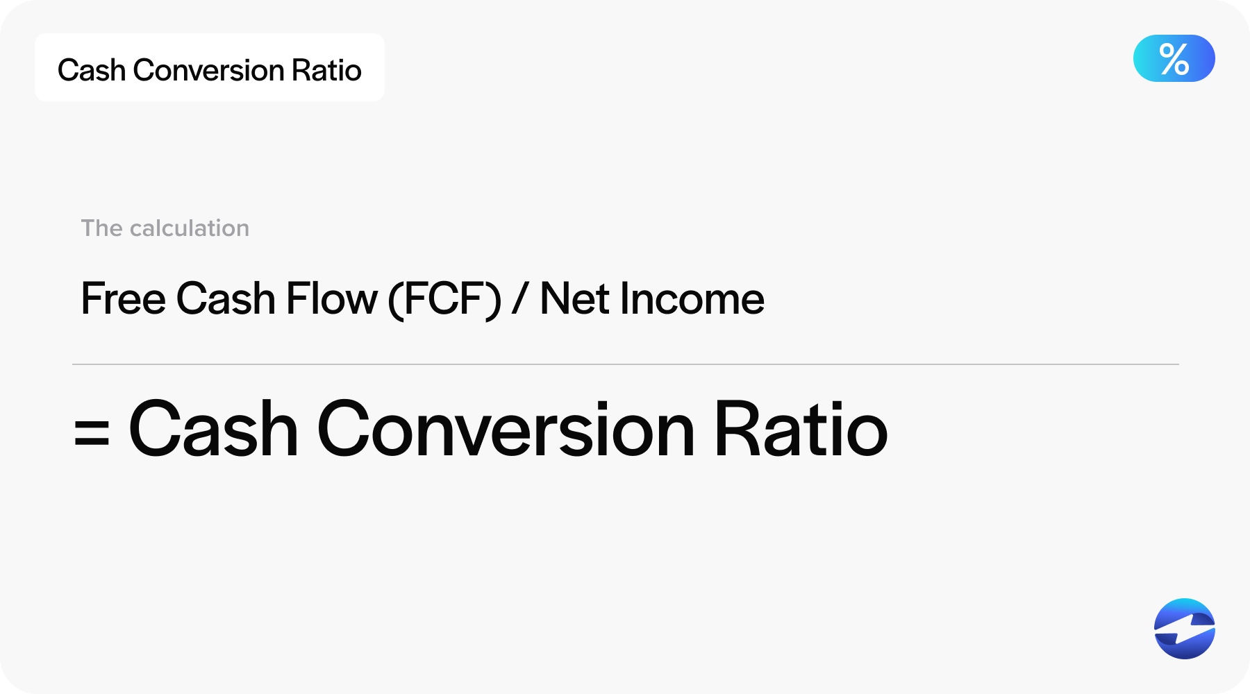 fcf conversion formula