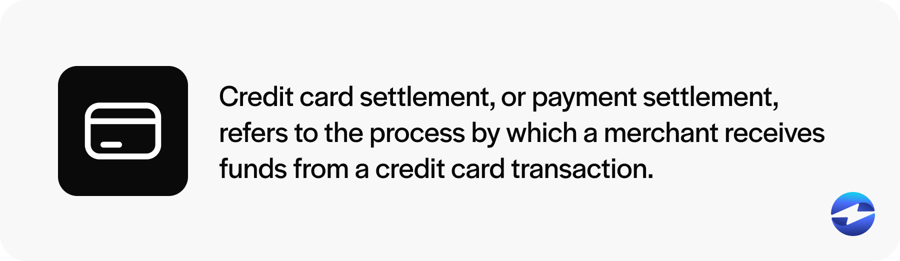 settlement payment meaning