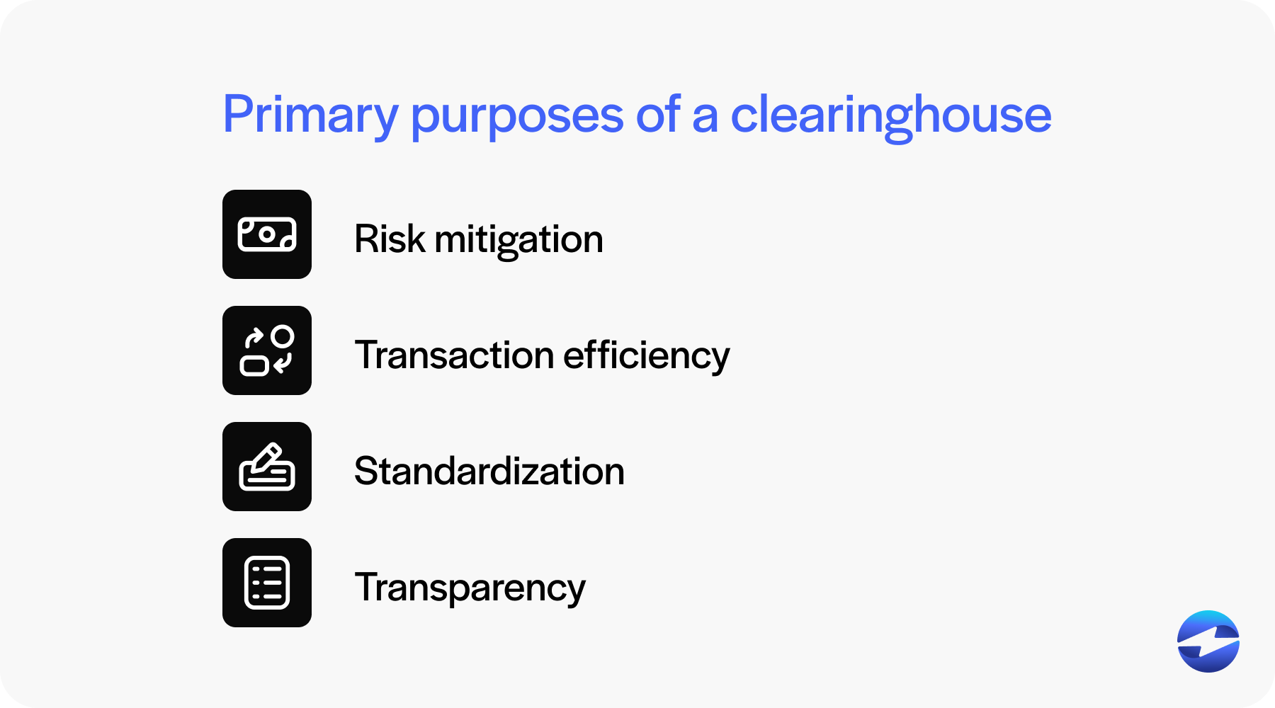 purpose of clearinghouse