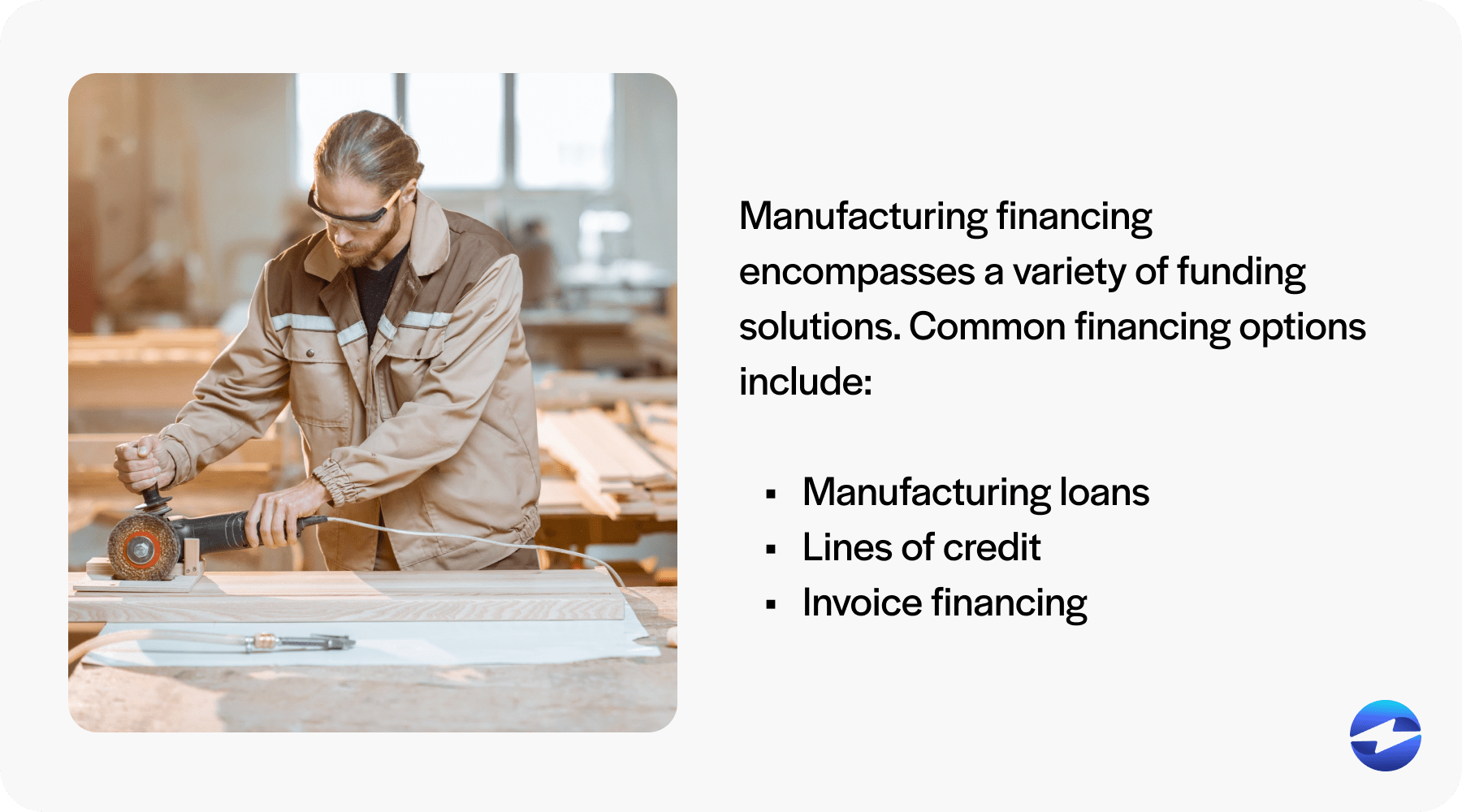 manufacturing financing