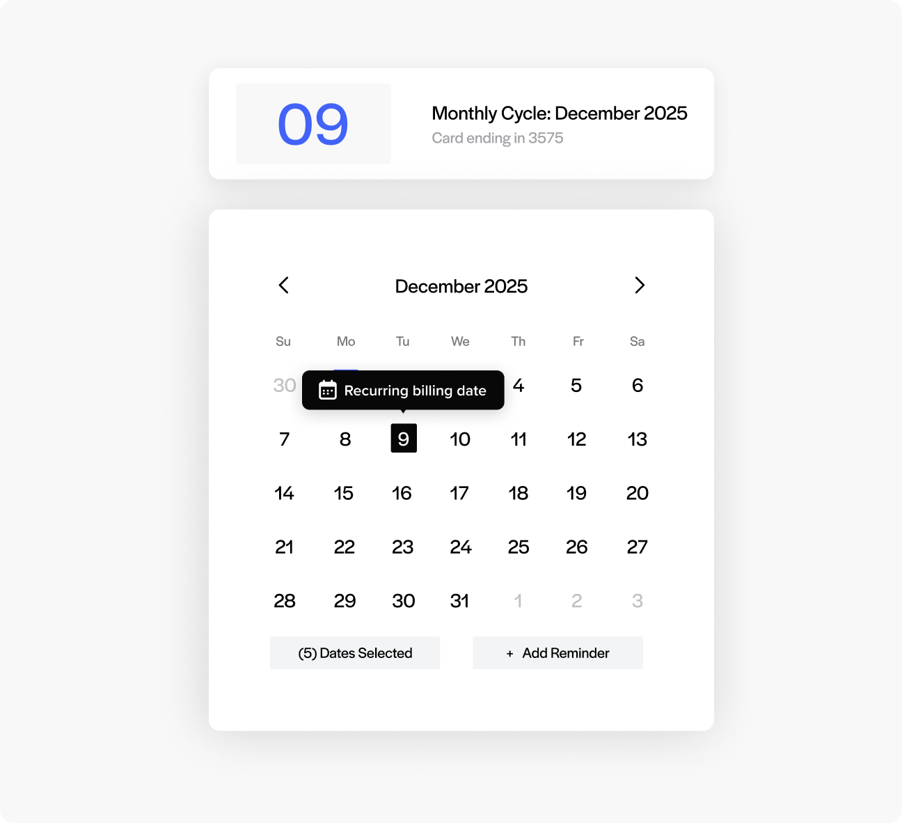 Recurring Billing
