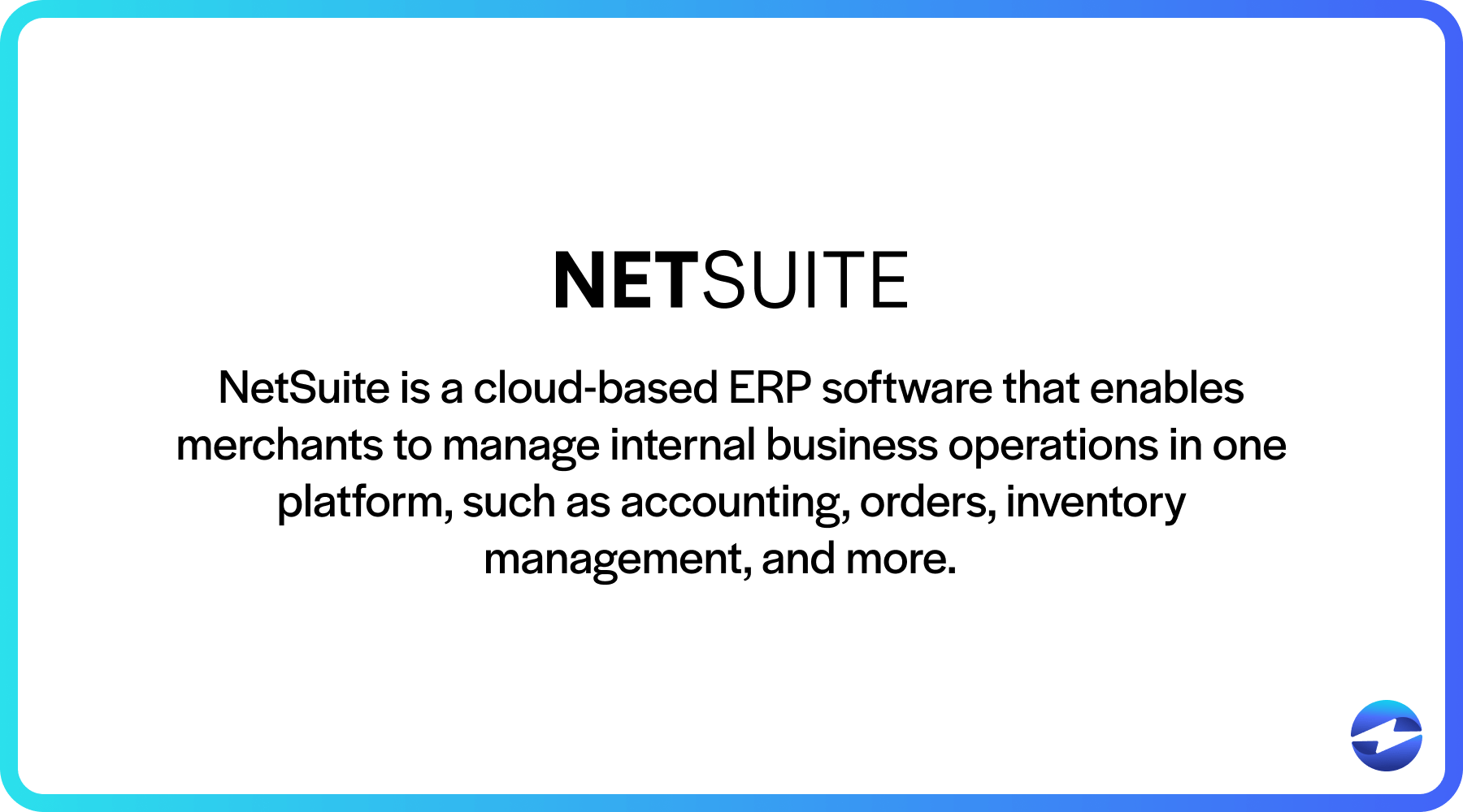 netsuite definition