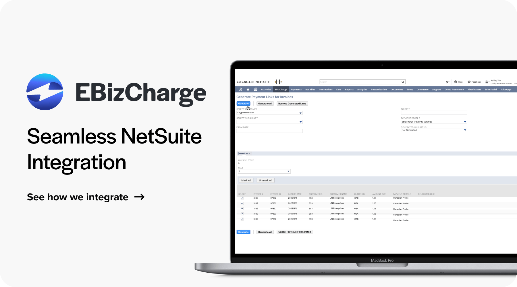 netsuite integration