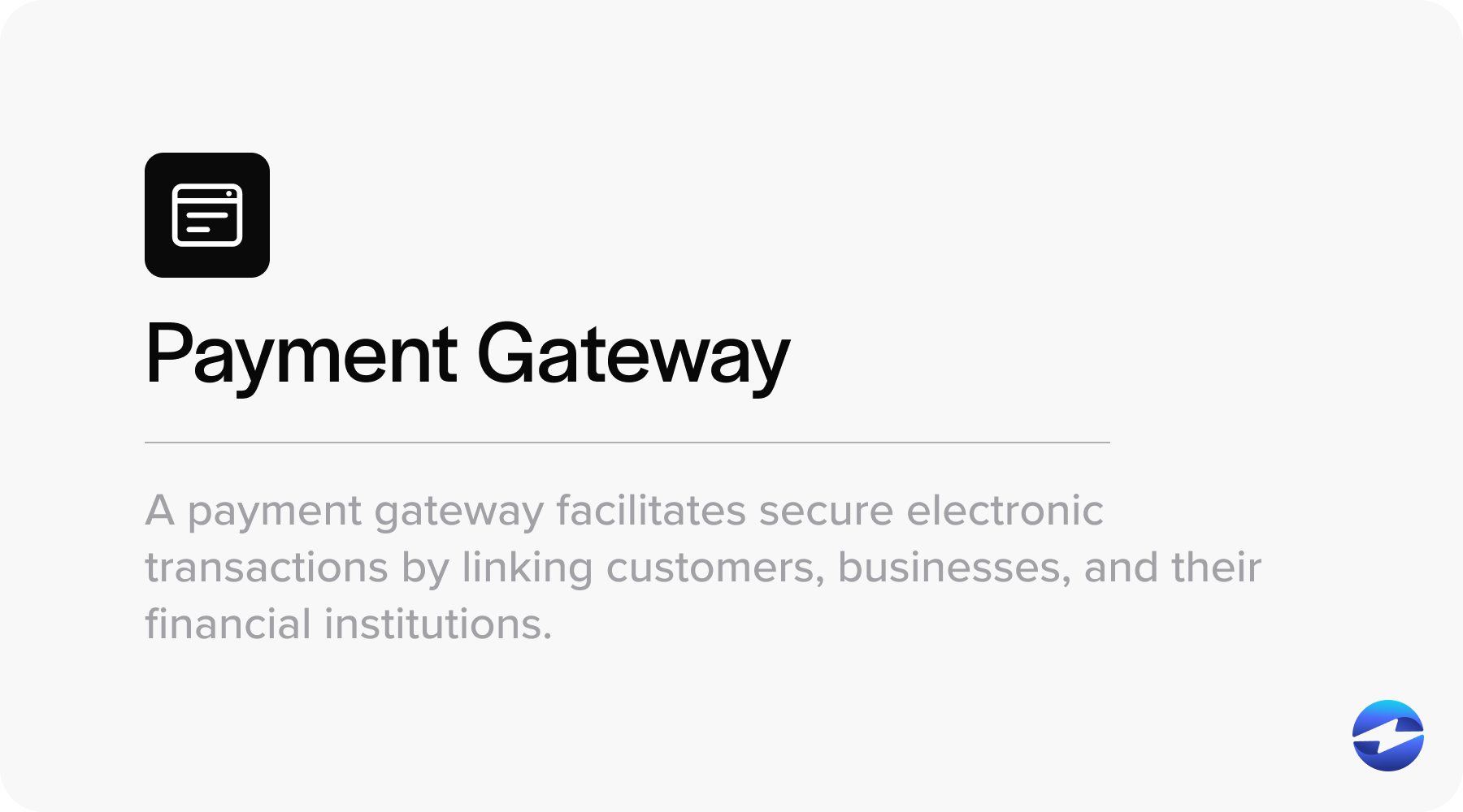 what is a payment gateway