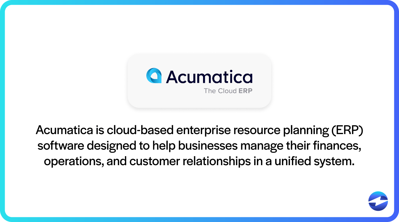 acumatica overview