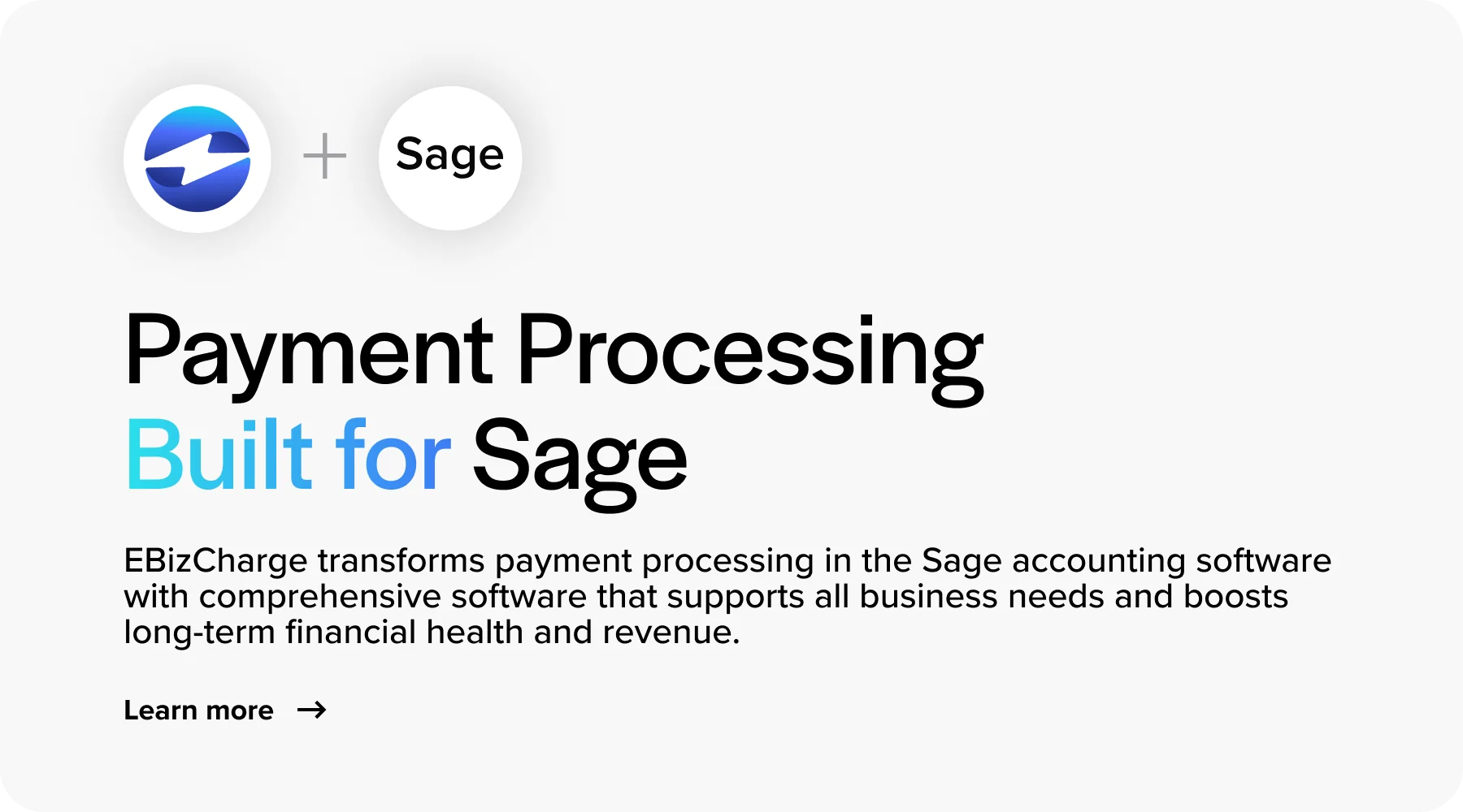 payment processing for sage