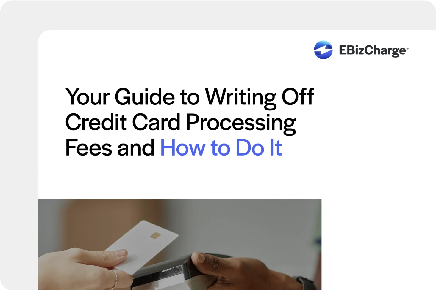 Credit card write off guide image