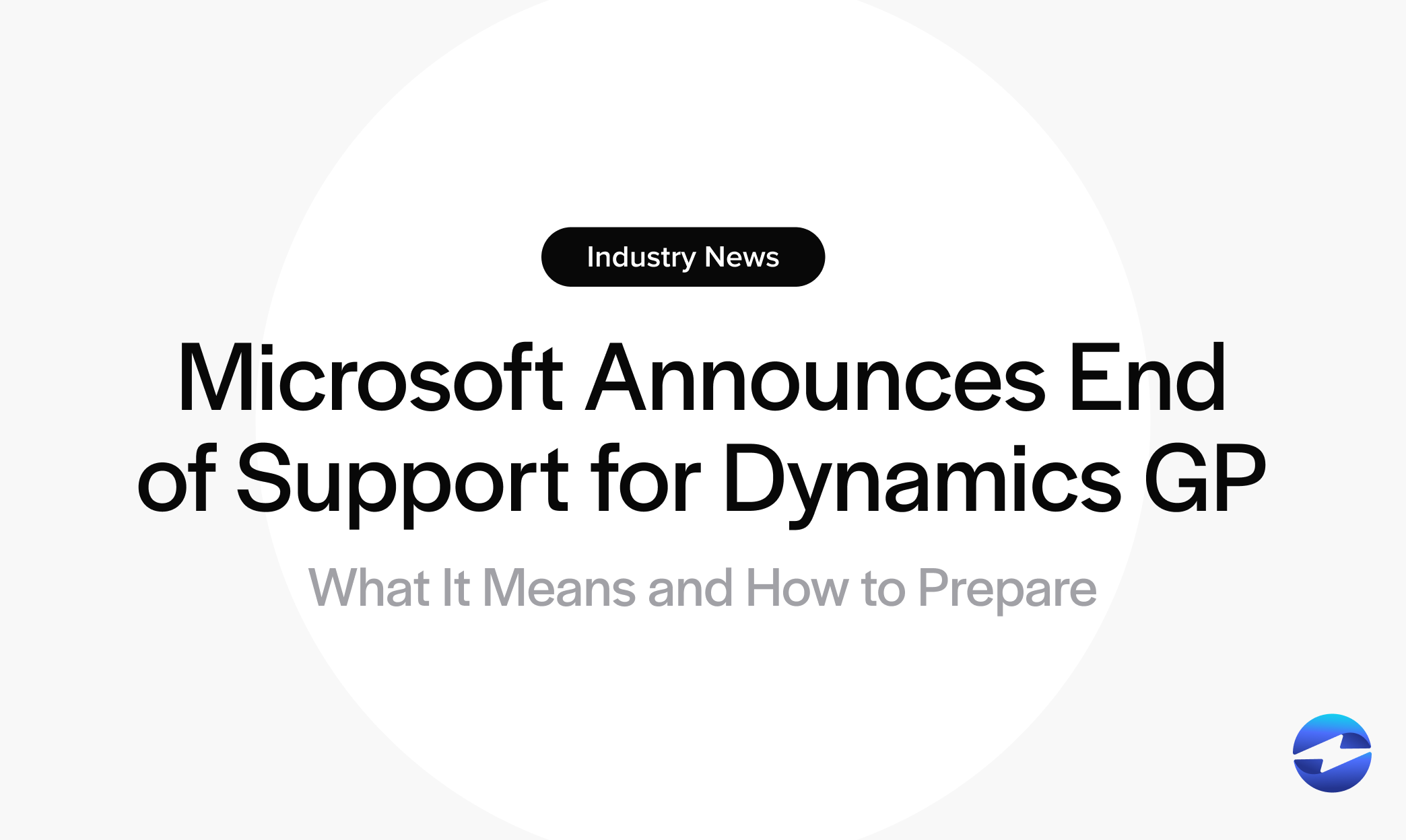 Microsoft Announces End of Support for Dynamics GP
