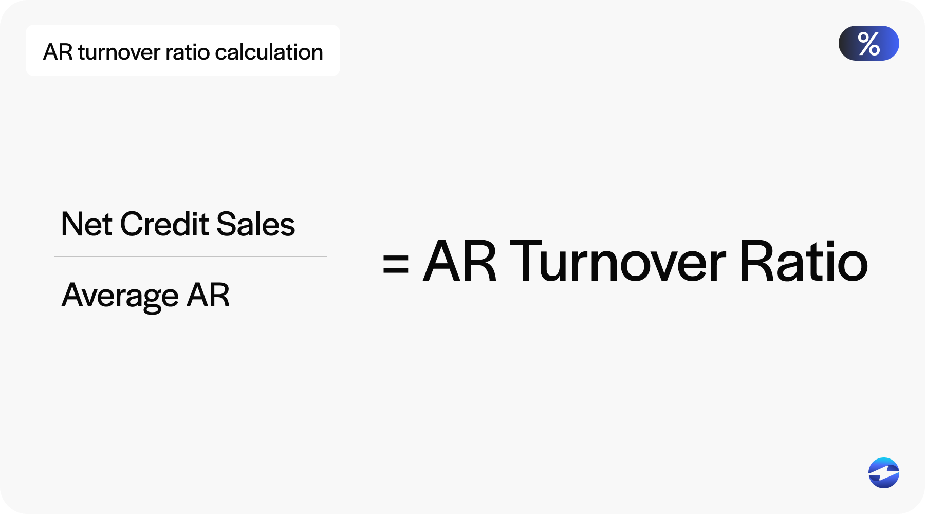 ar turnover formula