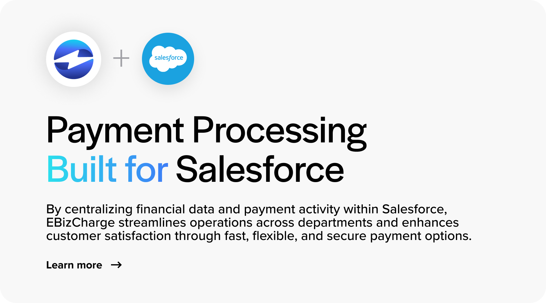 payment processing for salesforce