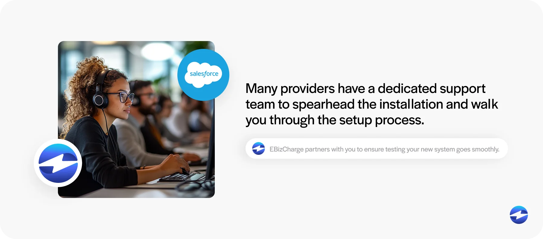 choose a provider that has dedicated support with salesforce