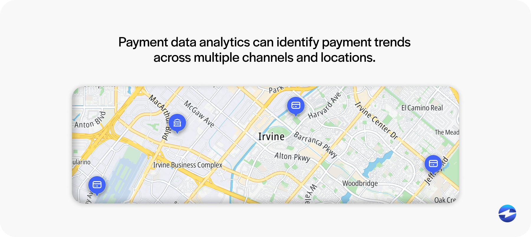 payment data analytics can identify multiple channels and locations trends