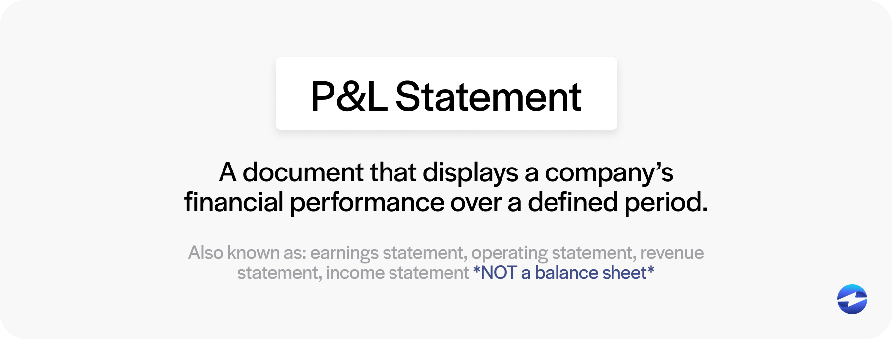 what is a profit and loss statement