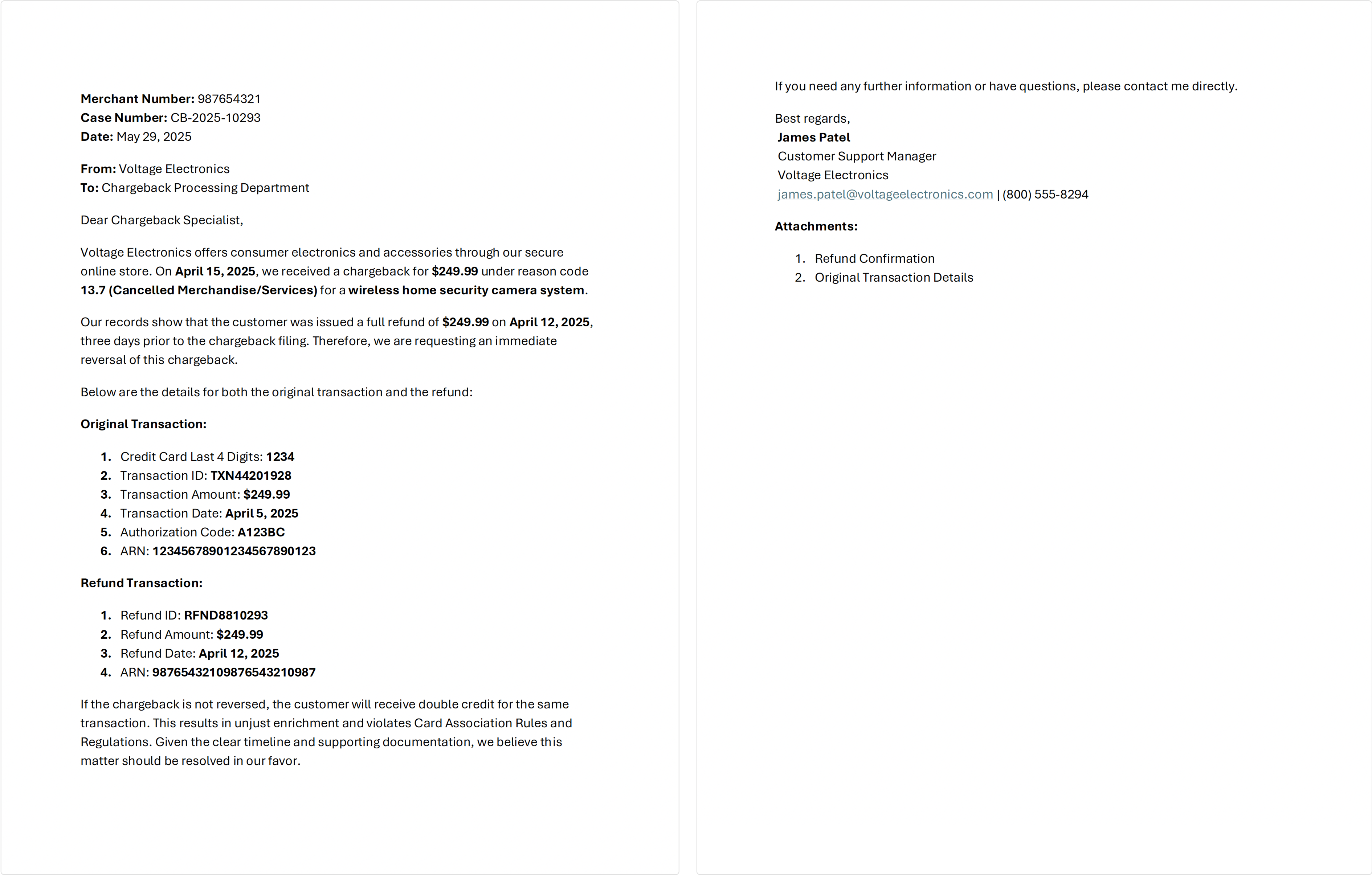 rebuttal letter example rebuttal letter example