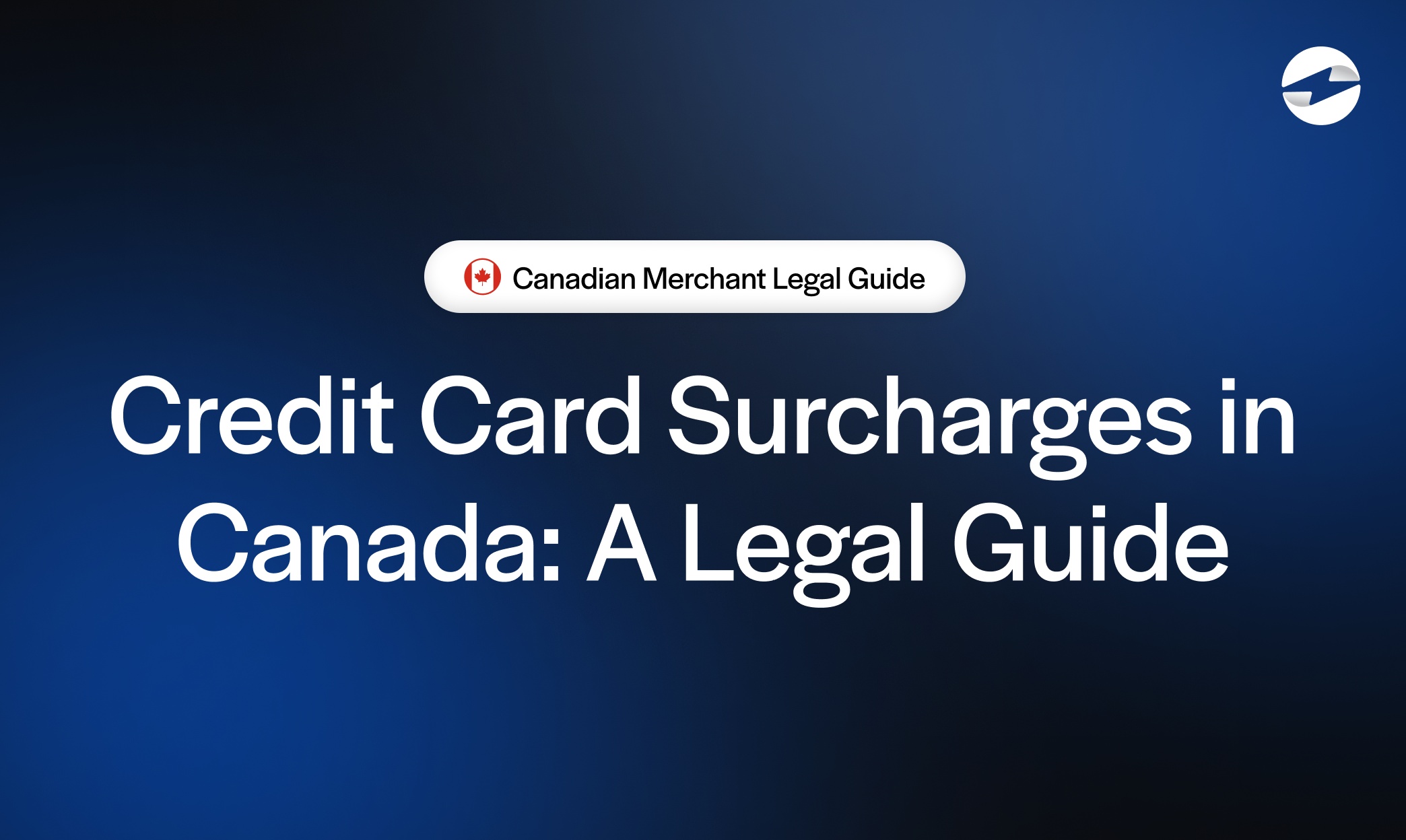 Credit Card Surcharges in Canada