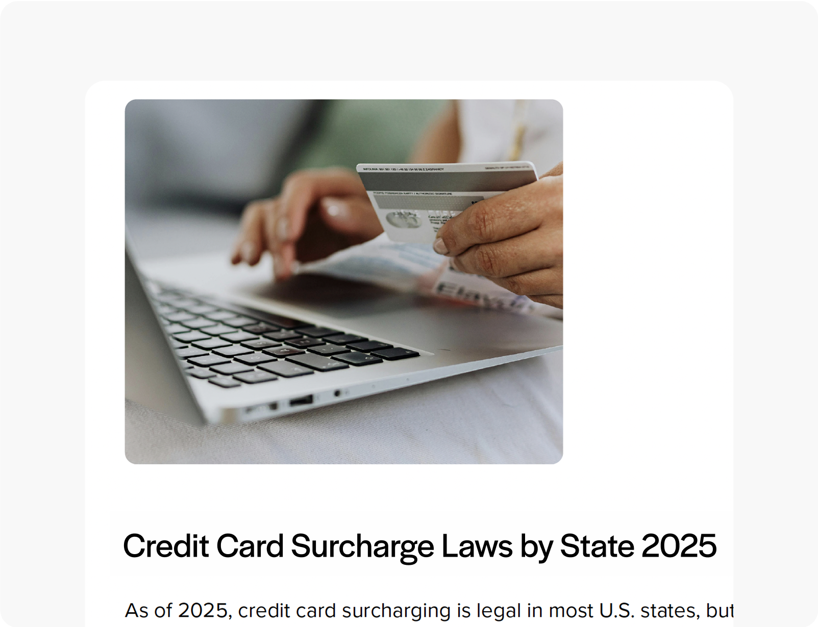 Surcharge laws by state resource