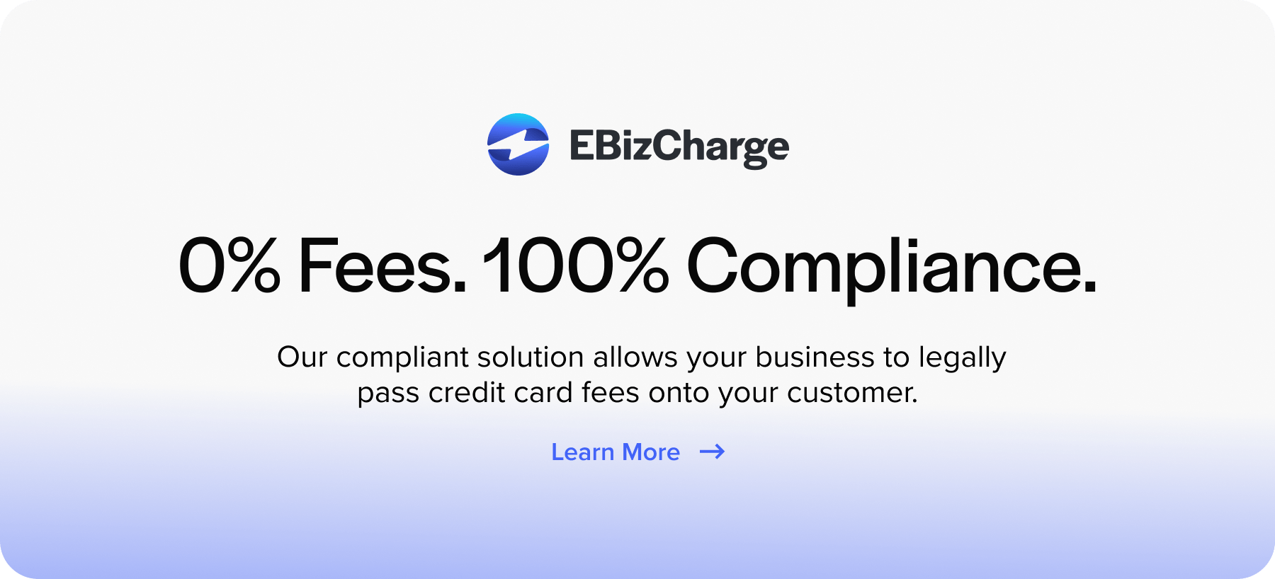 ebizcharge surcharge end of article