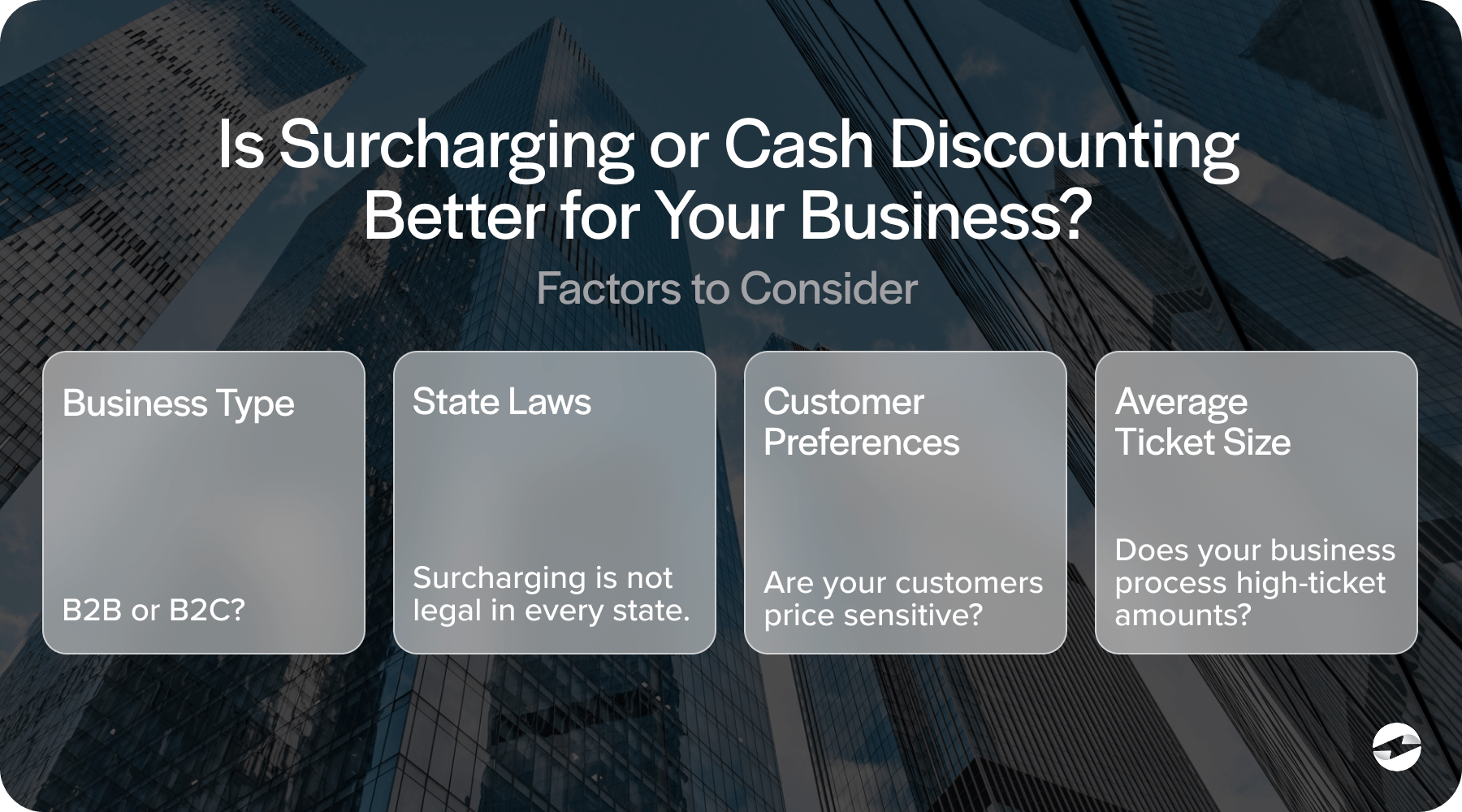is surcharging or cash discounting better for your business