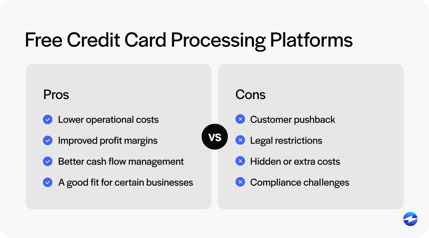 free credit card processing platforms pros and cons