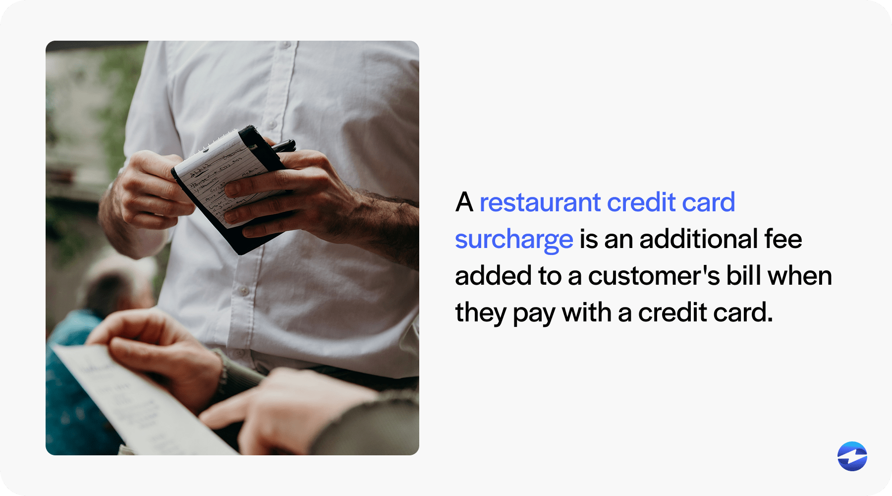 restaurant credit card surcharge