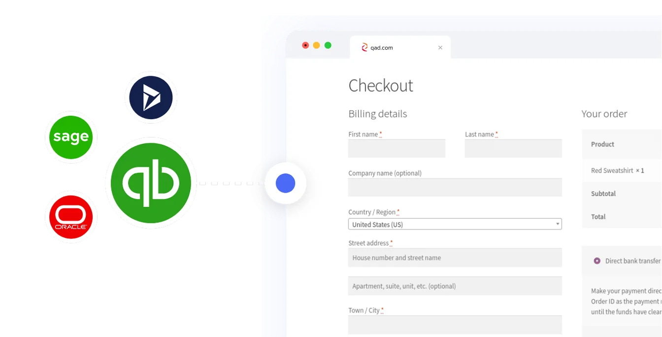 qad payment processing 
