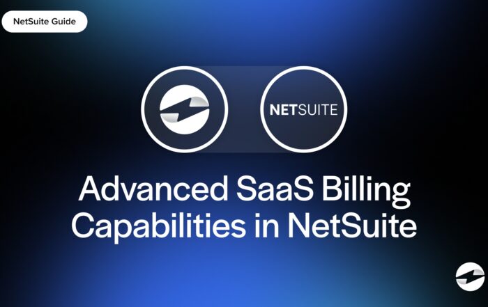 Advanced SaaS Billing Capabilities in NetSuite