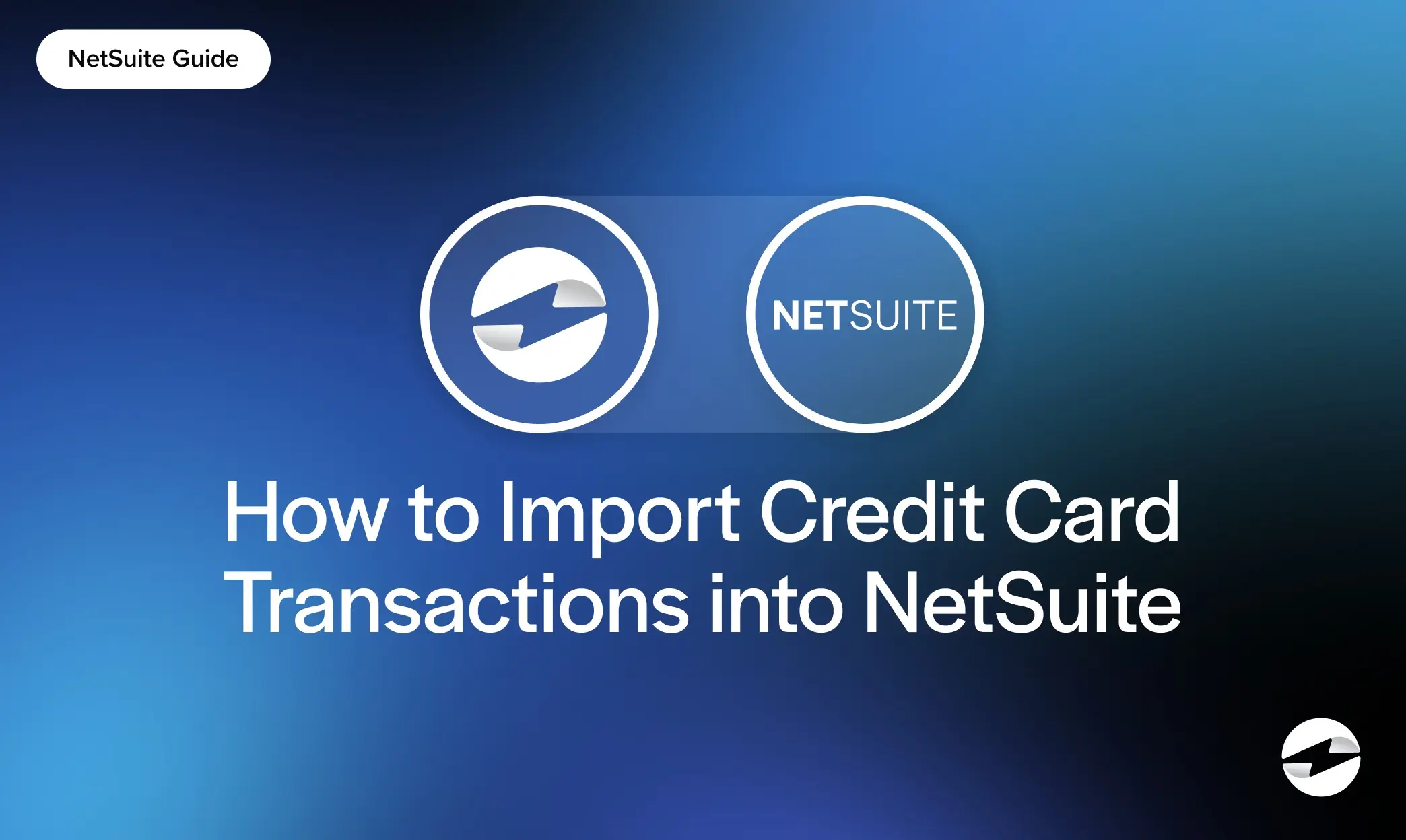 How to Import Credit Card Transactions NetSuite