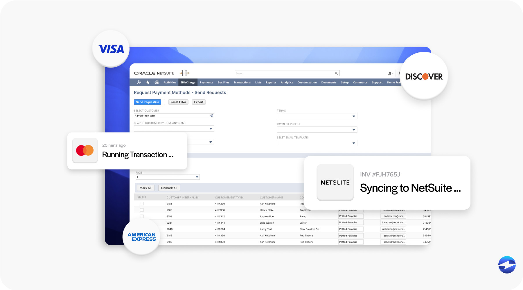 Netsuite Payment processing