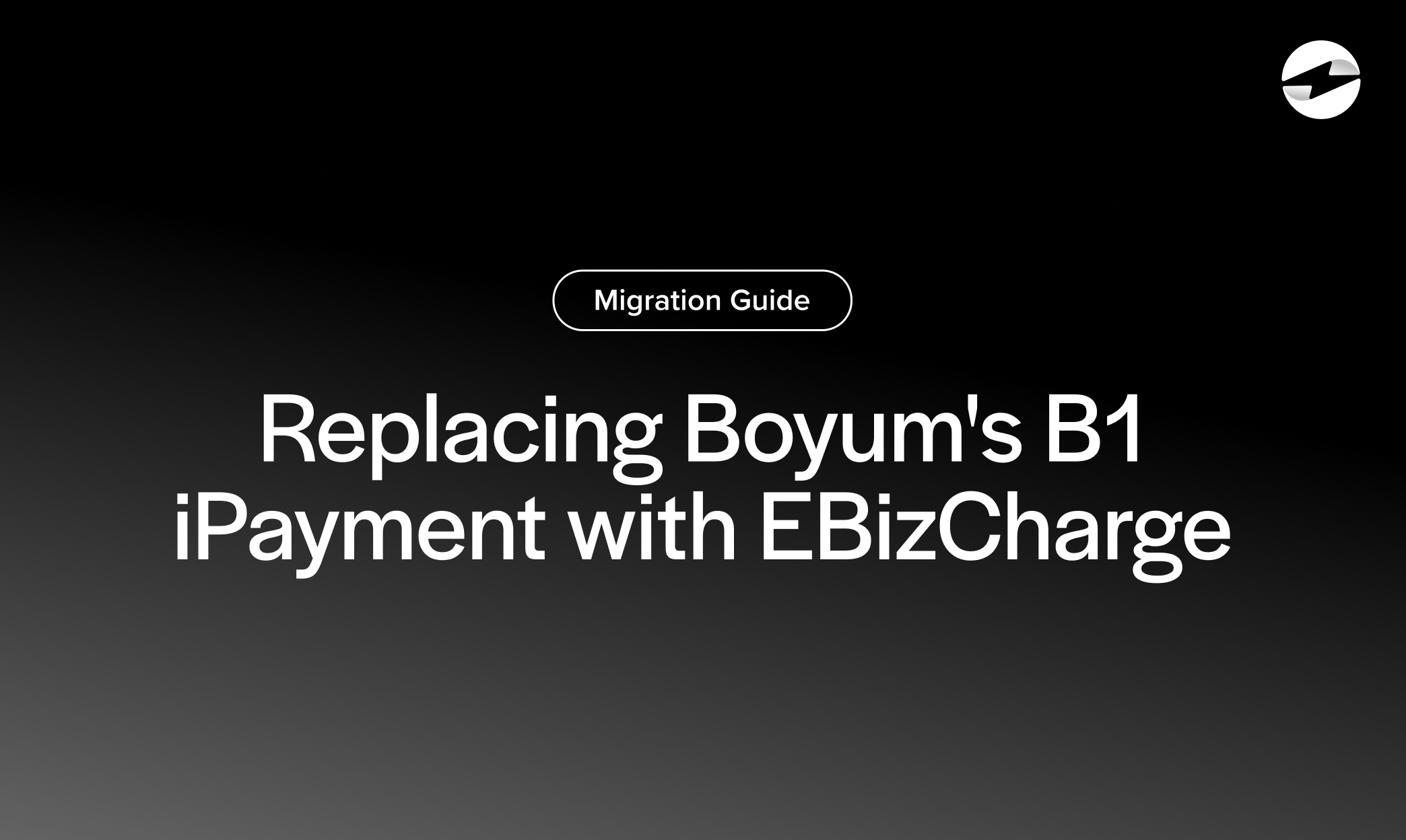 Replacing Boyum's B1 iPayment with EBizCharge