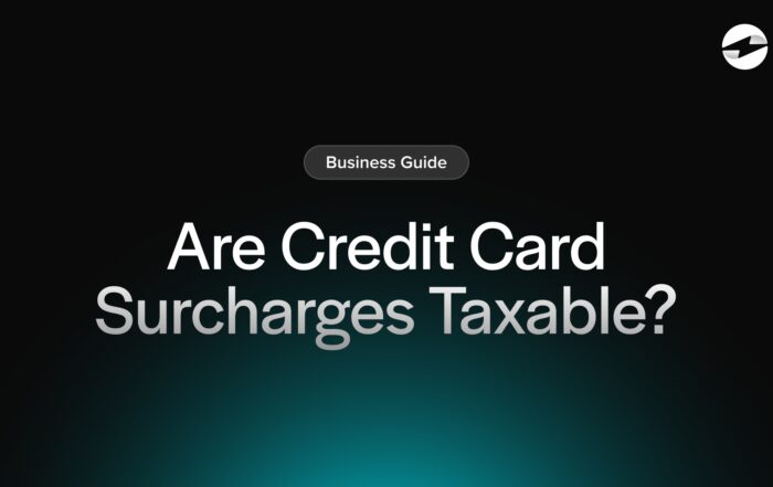 are credit card surcharge taxable