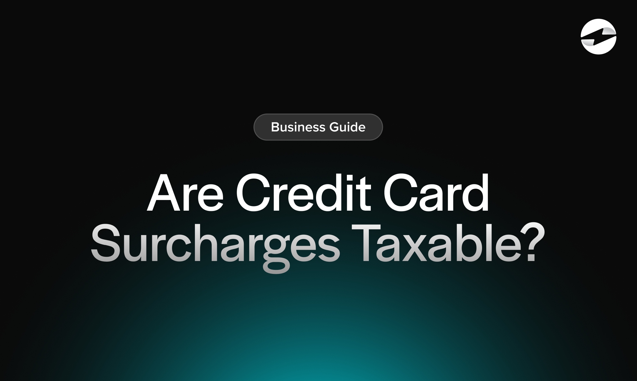 are credit card surcharge taxable