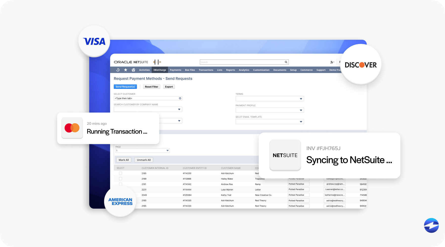 netsuite and EBizCharge