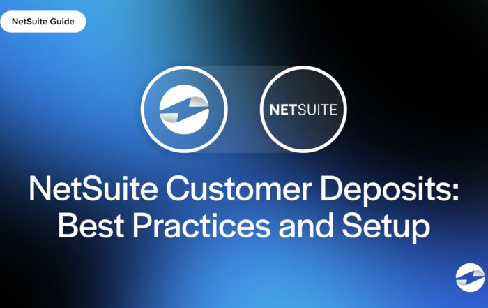netsuite customer deposits