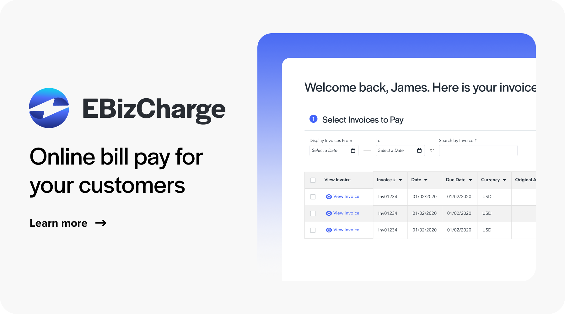 online bill pay portal