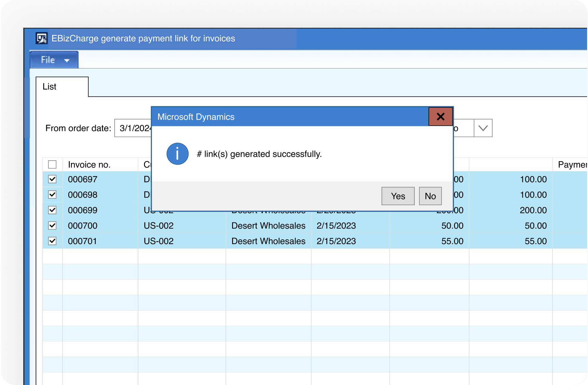 AX Automate manual payment tasks