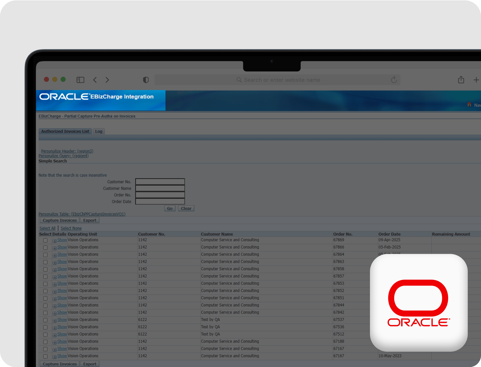 Accept and manage payments inside Oracle EBS Accept and manage payments inside Oracle EBS