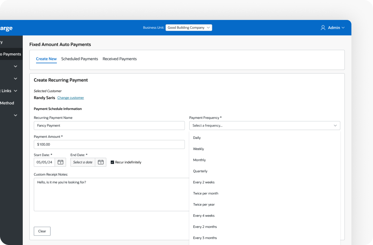 Automate manual payment tasks.