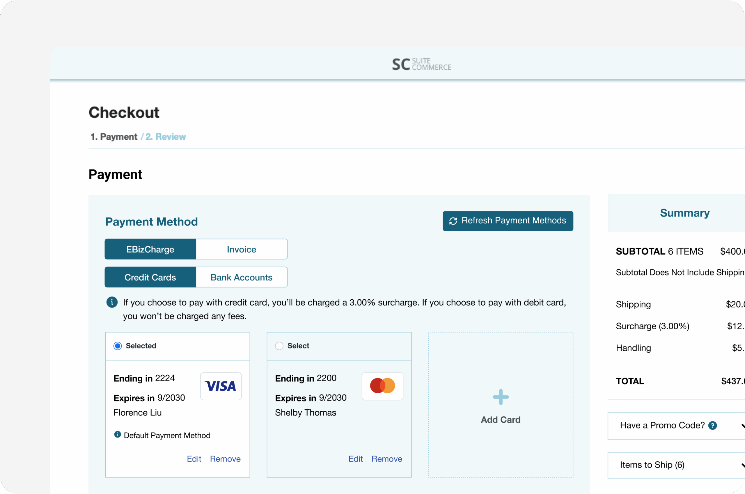 Convenient and simplified customer checkouts natively in SuiteCommerce